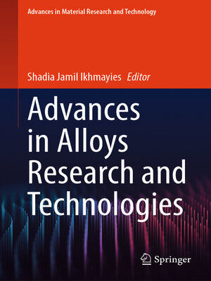 cover image of Advances in Alloys Research and Technologies